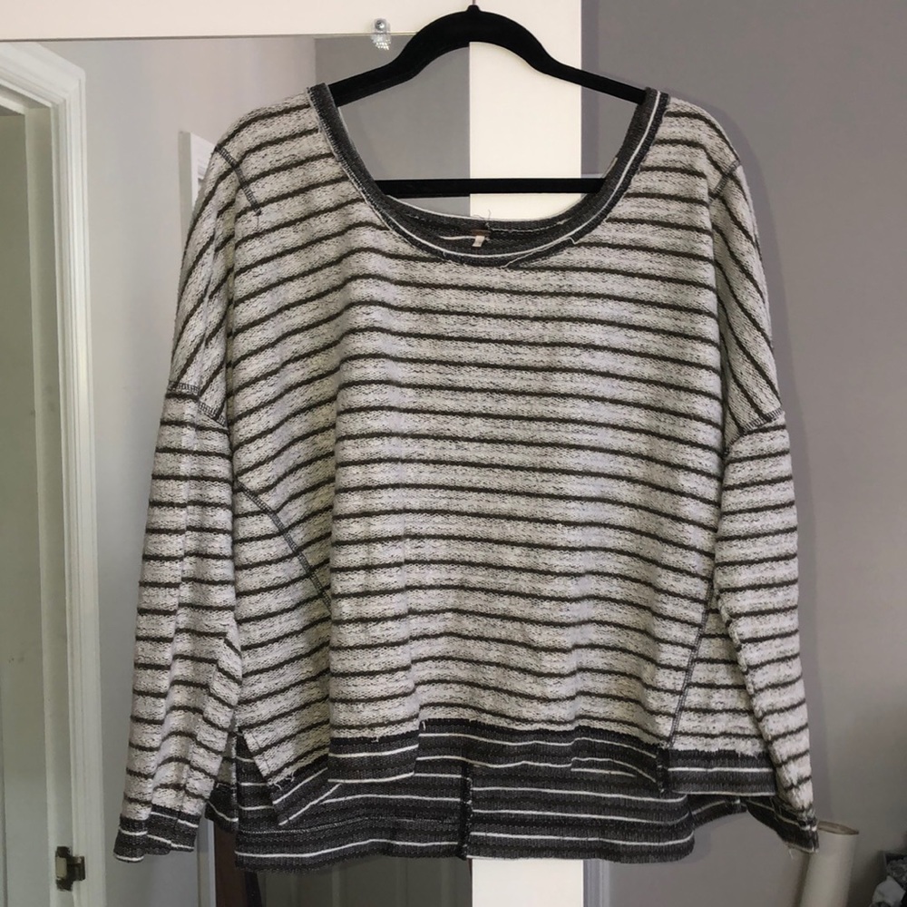 Free People Striped Sweater